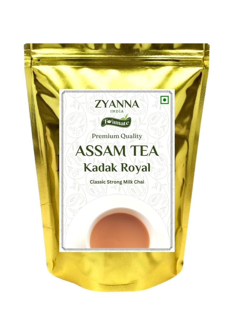 Assam Tea - Premium Kadak CTC Chai (500g - 250 Cups) Strong Milk Tea - Best Quality Assam CTC Chai - ZYANNA® India - zyanna.com
